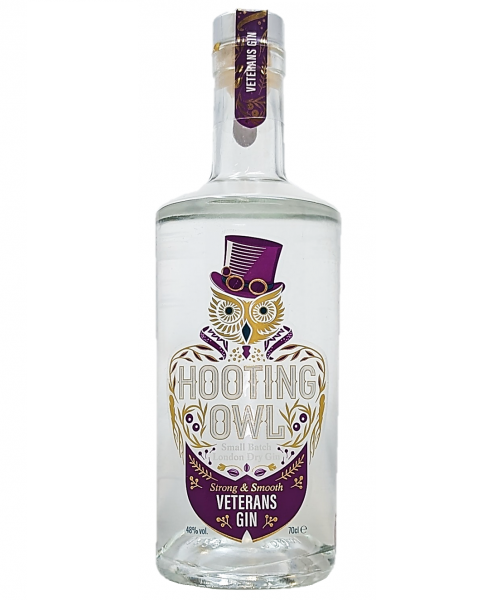 Hooting Owl Veterans Yorkshire Gin ''Smooth & Strong'' 48% (70cl)